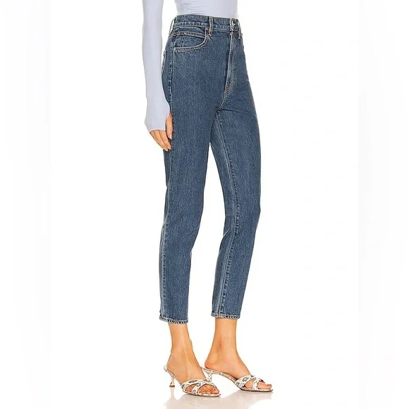 SLVRLAKE Beatnik Ankle Jeans Promised Land Blue Denim Size 28 - Picture 3 of 13